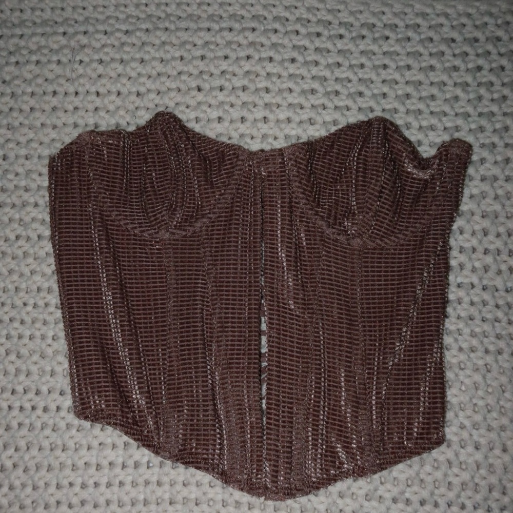 Out From Under Replay Velvet Waffle Corset